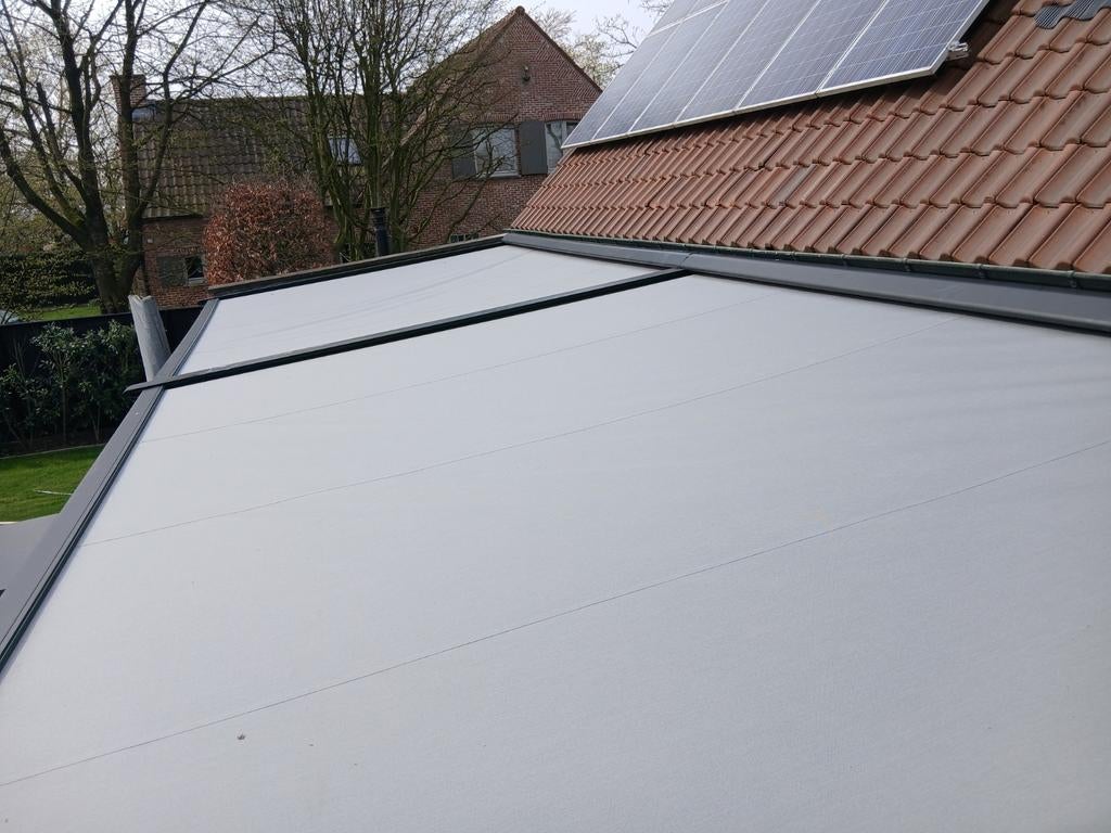 Nieuwe zonweringdoeken op uw oude zonnetent met montage., Enlèvement ou Envoi, Écran