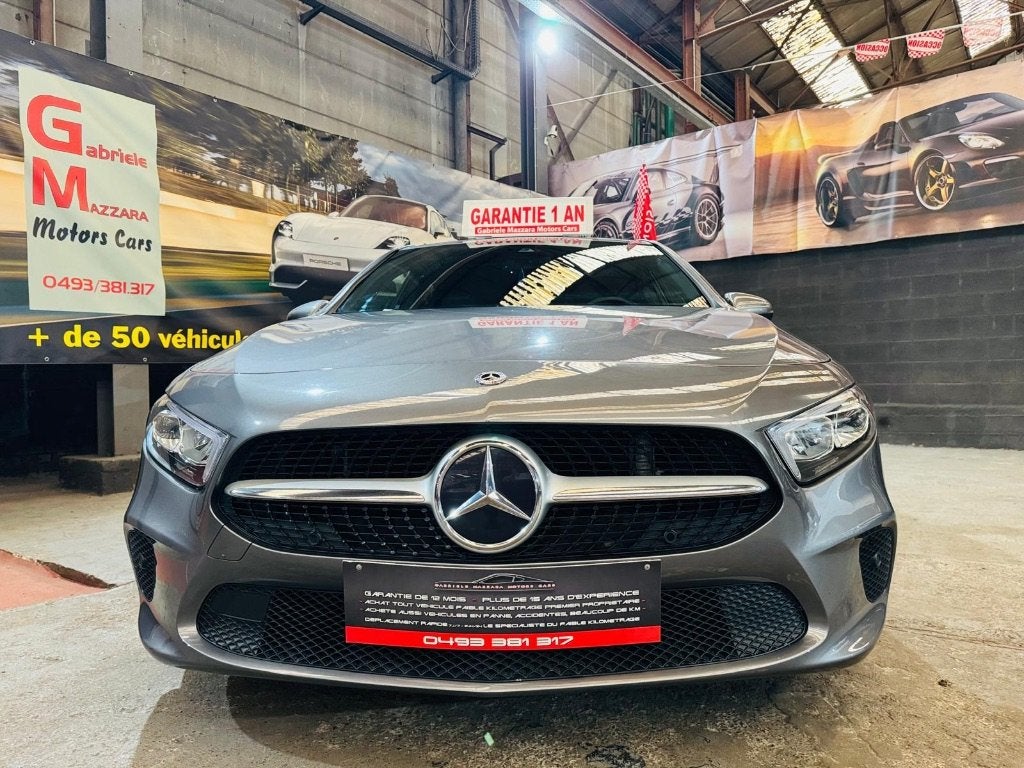 Mercedes A160 lederen GPS-camera CarPlay PDC J.A, Auto's, Euro 6, CL, Leder, Handgeschakeld