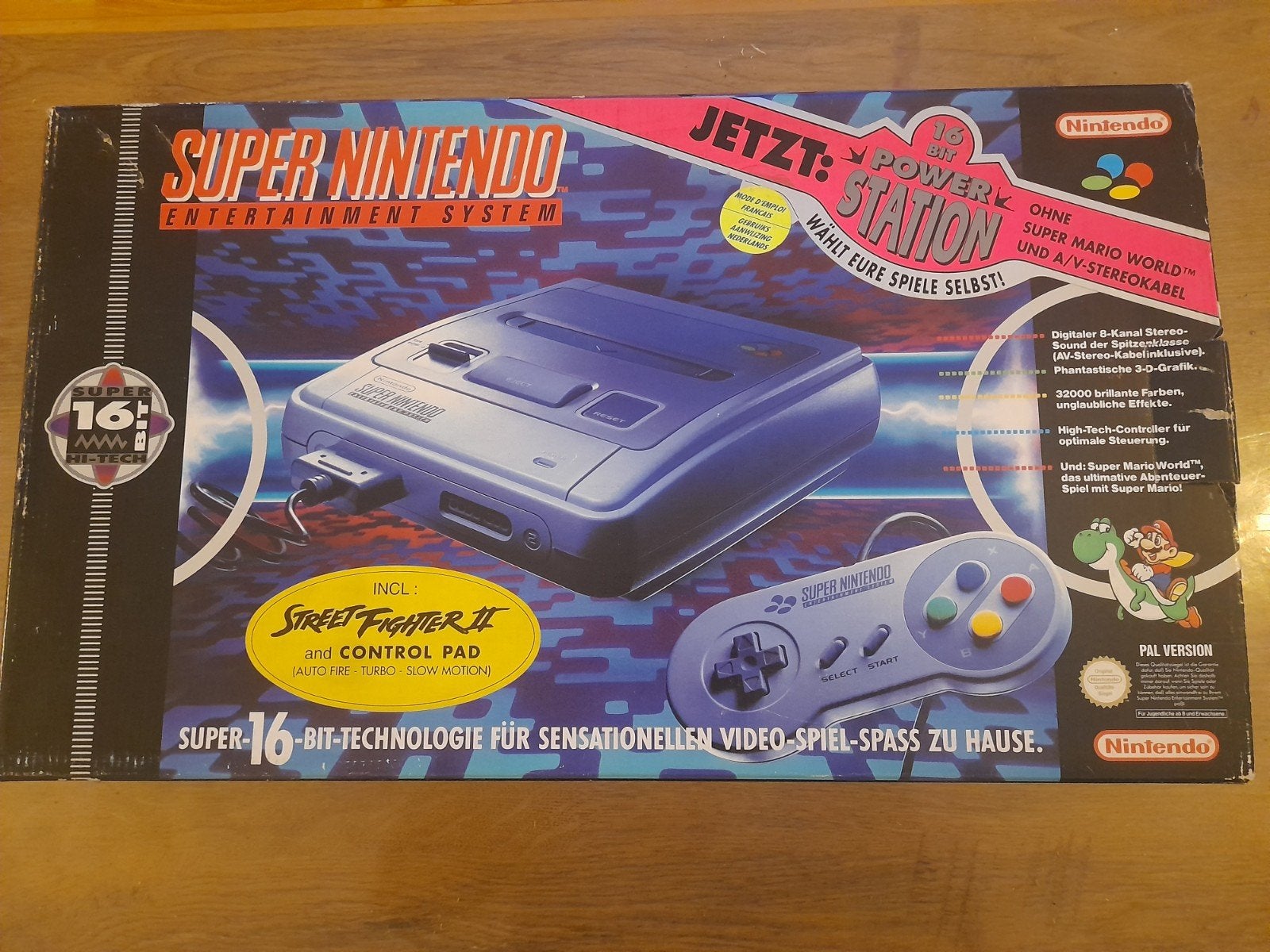 Console Super Nintendo en boîte version allemande, Games en Spelcomputers, Ophalen, Zo goed als nieuw, Met 1 controller