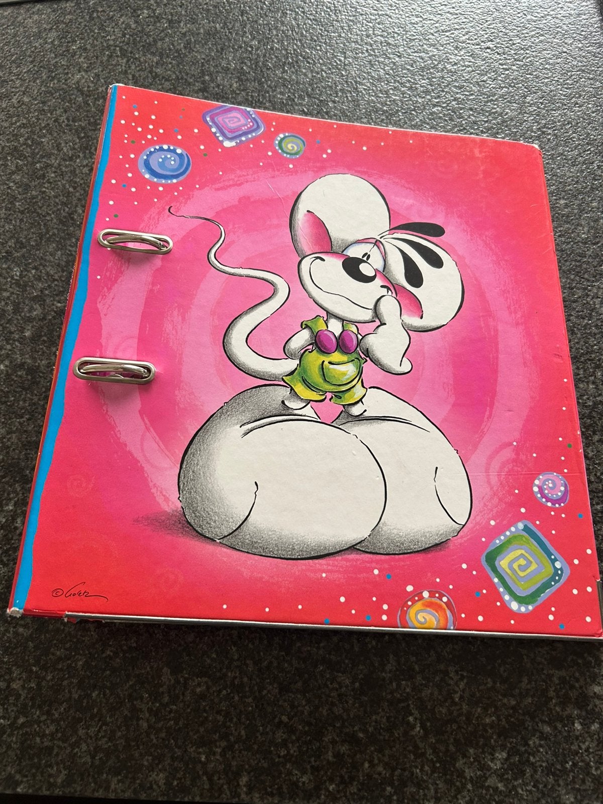 Diddl dikke map ( roze), Verzamelen, Diddl, Ophalen, Diddl, Gebruikt