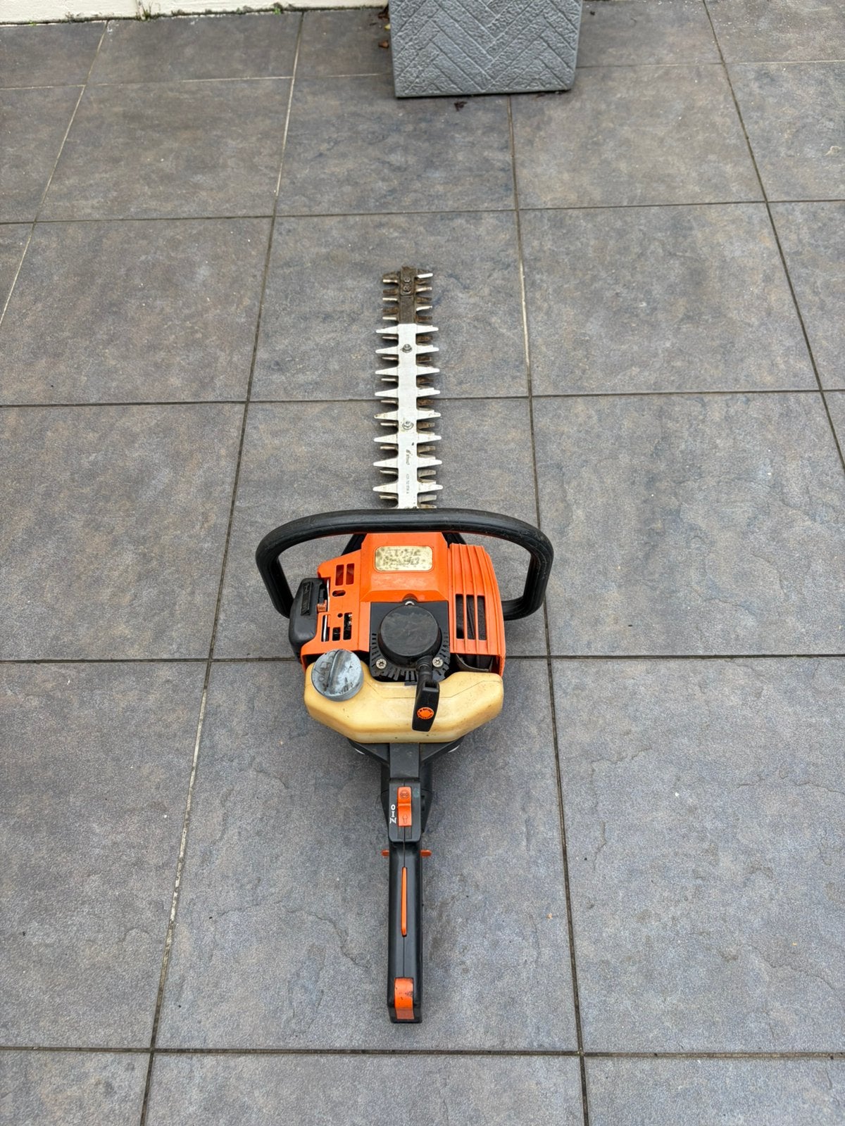 Stihl hs 80 heggenschaar, Tuin en Terras, Ophalen, Gebruikt, Benzine