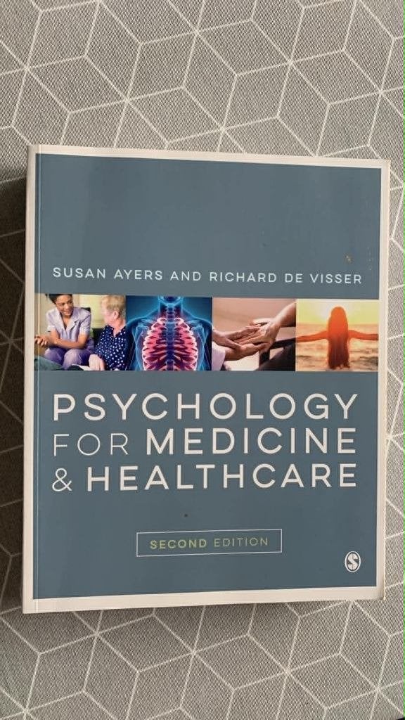 Psychologie pour la médecine et soins santé - Ayers, 2e éd, Enlèvement ou Envoi, Comme neuf, Enseignement supérieur, Ayers and De Visser