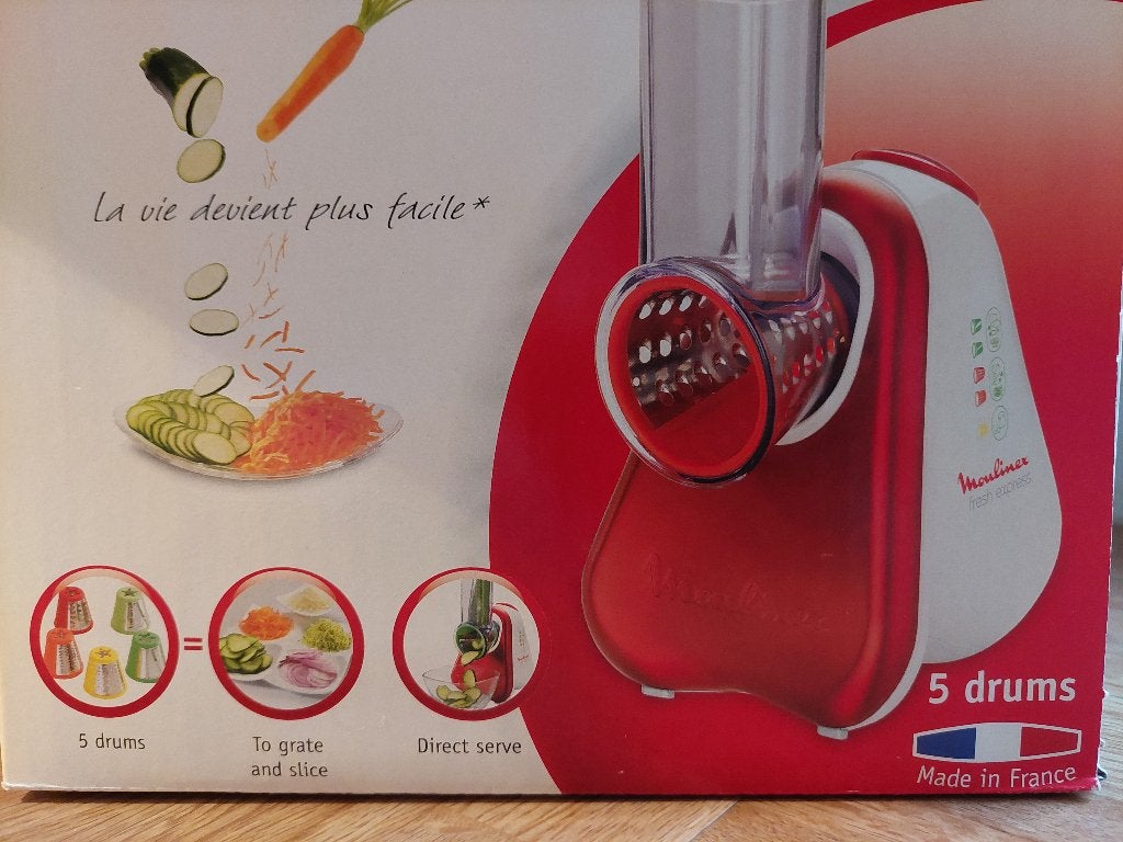 Moulinex - découpeur/râpe multifonctions - 5 en 1, Electroménager, Mélangeurs de cuisine, Neuf, Enlèvement ou Envoi