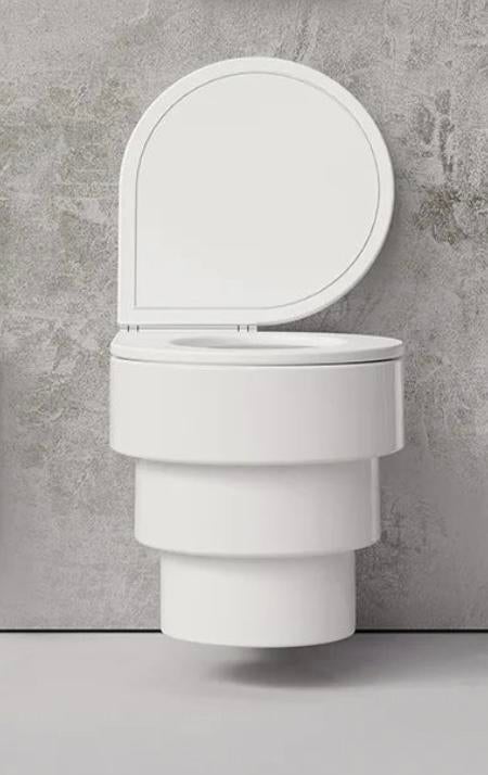 WC suspendu Trone Callipyge blanc neuf boîte, Doe-het-zelf en Bouw, Sanitair, Nieuw, Toilet, Ophalen