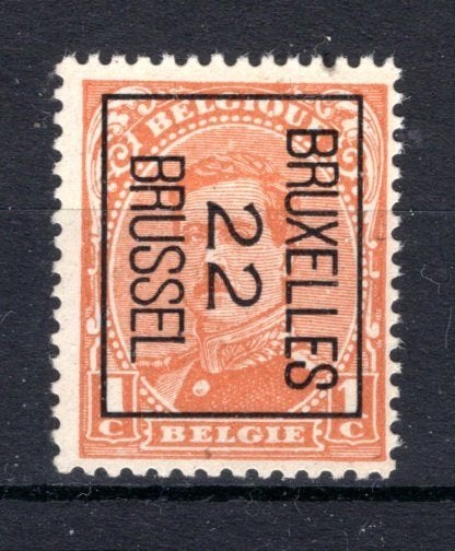 PRE55B MNH** 1922 - BRUXELLES 22 BRUSSEL, Envoi, Non oblitéré, Neuf