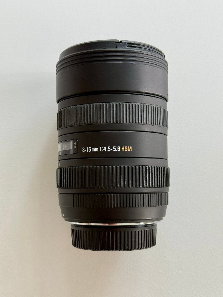 Sigma (Nikon) 8-16mm f4.5-5.6DC HSM Ultra Groothoek, Ophalen, Sigma, Autofocus, Groothoeklens