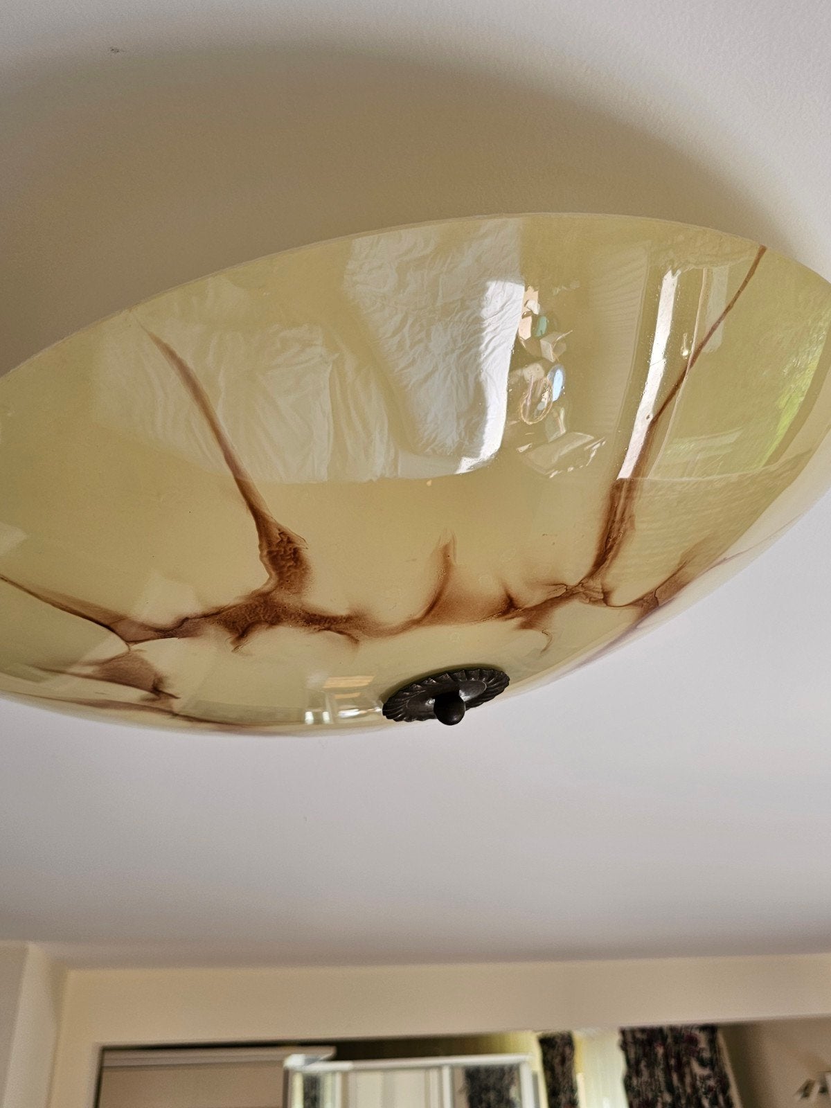 plafonnier Art Déco vintage (ou lampe à échelle), Enlèvement