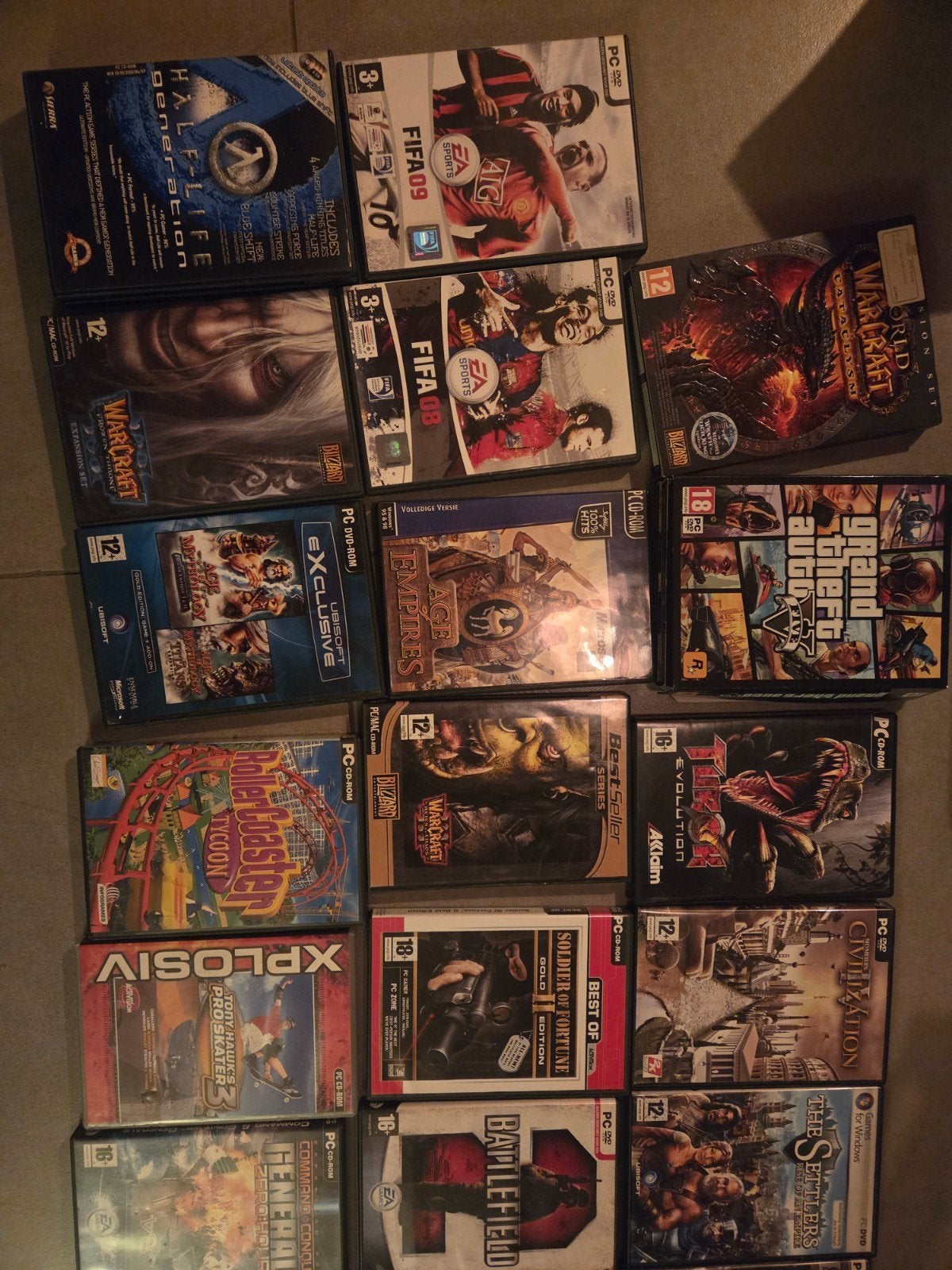 lot pc games, Ophalen of Verzenden