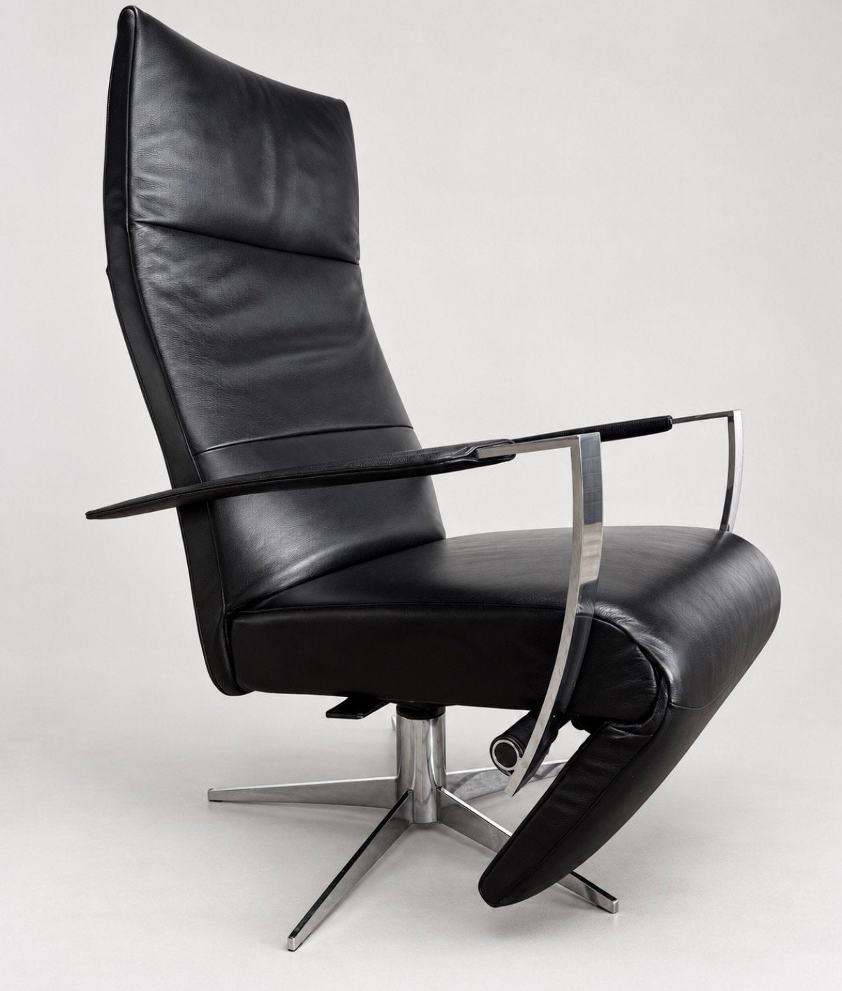 JORI Idaho Medium — Black Leather & Chrome, Enlèvement, Comme neuf, Cuir, Jori