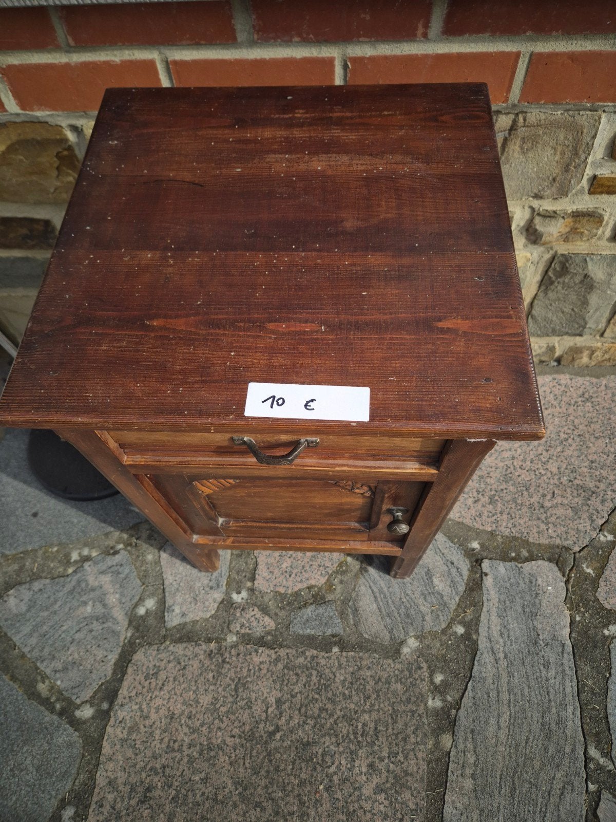 Table de nuit en Chêne, Enlèvement