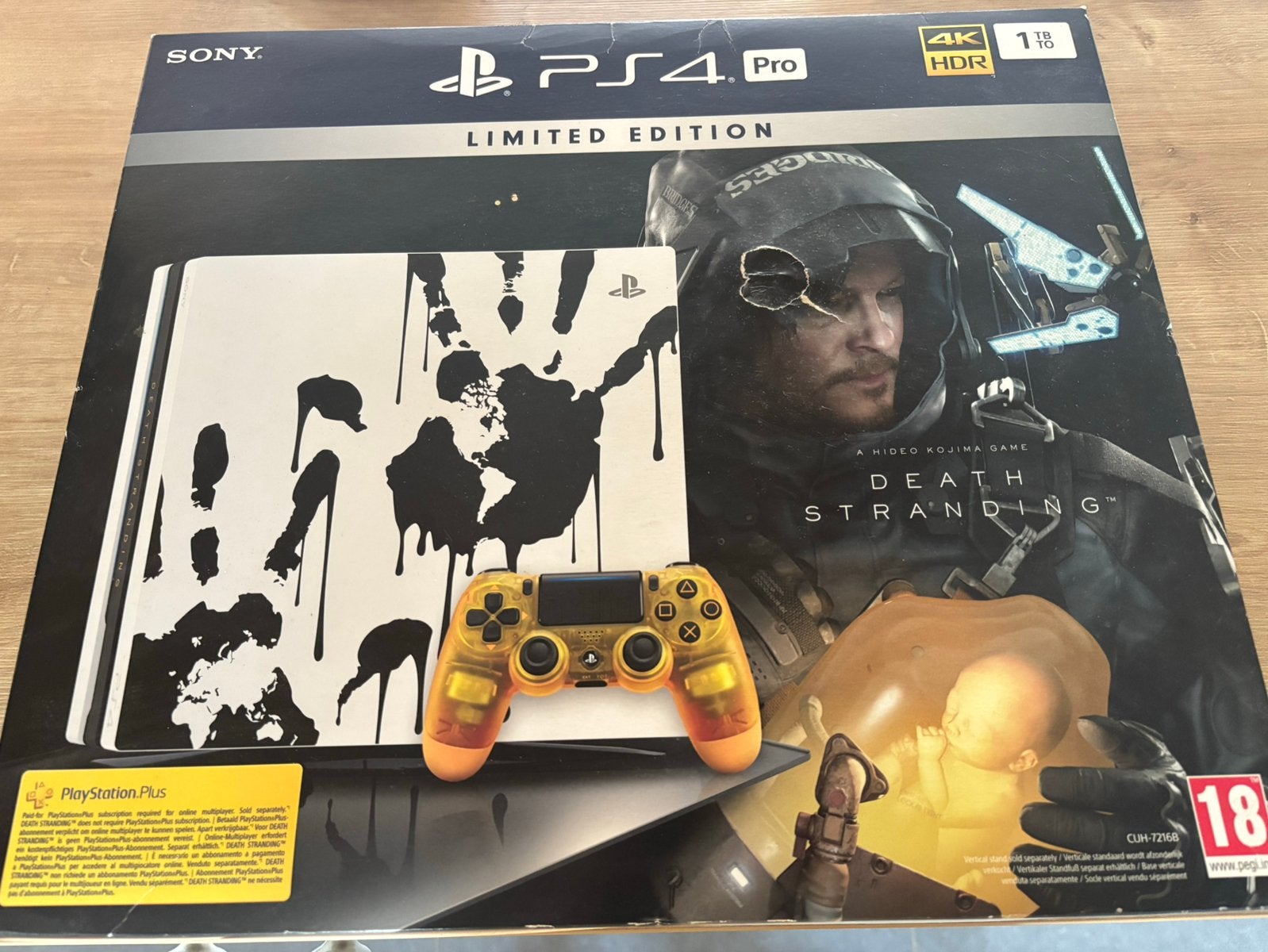 Ps4 pro death stranding editie cib 1tb, Games en Spelcomputers, Spelcomputers | Sony PlayStation 4, Ophalen, Met games, Zo goed als nieuw