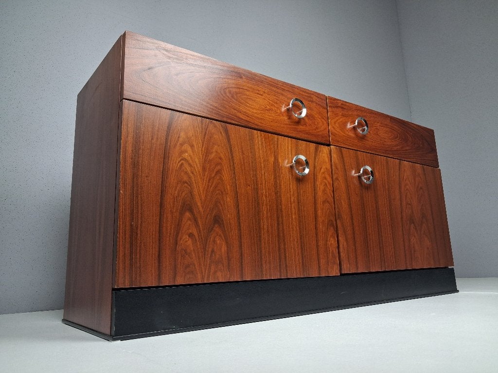 Vintage Sideboard / Dressoir, Jaren 60 - 70, Avec tiroir(s), 25 à 50 cm, Vintage, 100 à 150 cm