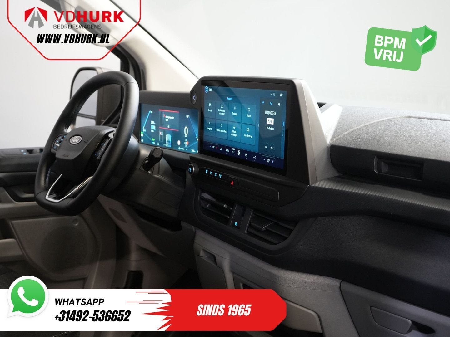 Ford E-Transit Custom L2 330 km WLTP LED/ Standkachel/ Snell, Autos, Achat, Entreprise, Carnet d'entretien, Automatique