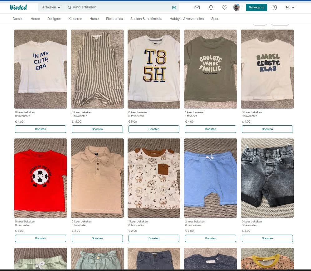 Vinted, Kinderen en Baby's, Ophalen, Zo goed als nieuw