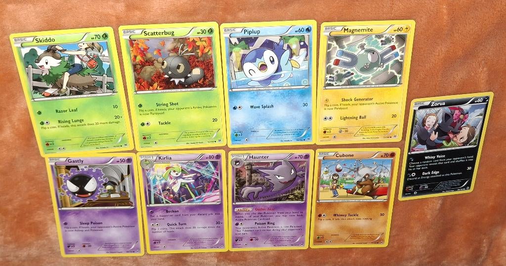 BREAKthrough Pokémon kaarten te ruil, Enlèvement ou Envoi, Comme neuf, Plusieurs cartes, Foil