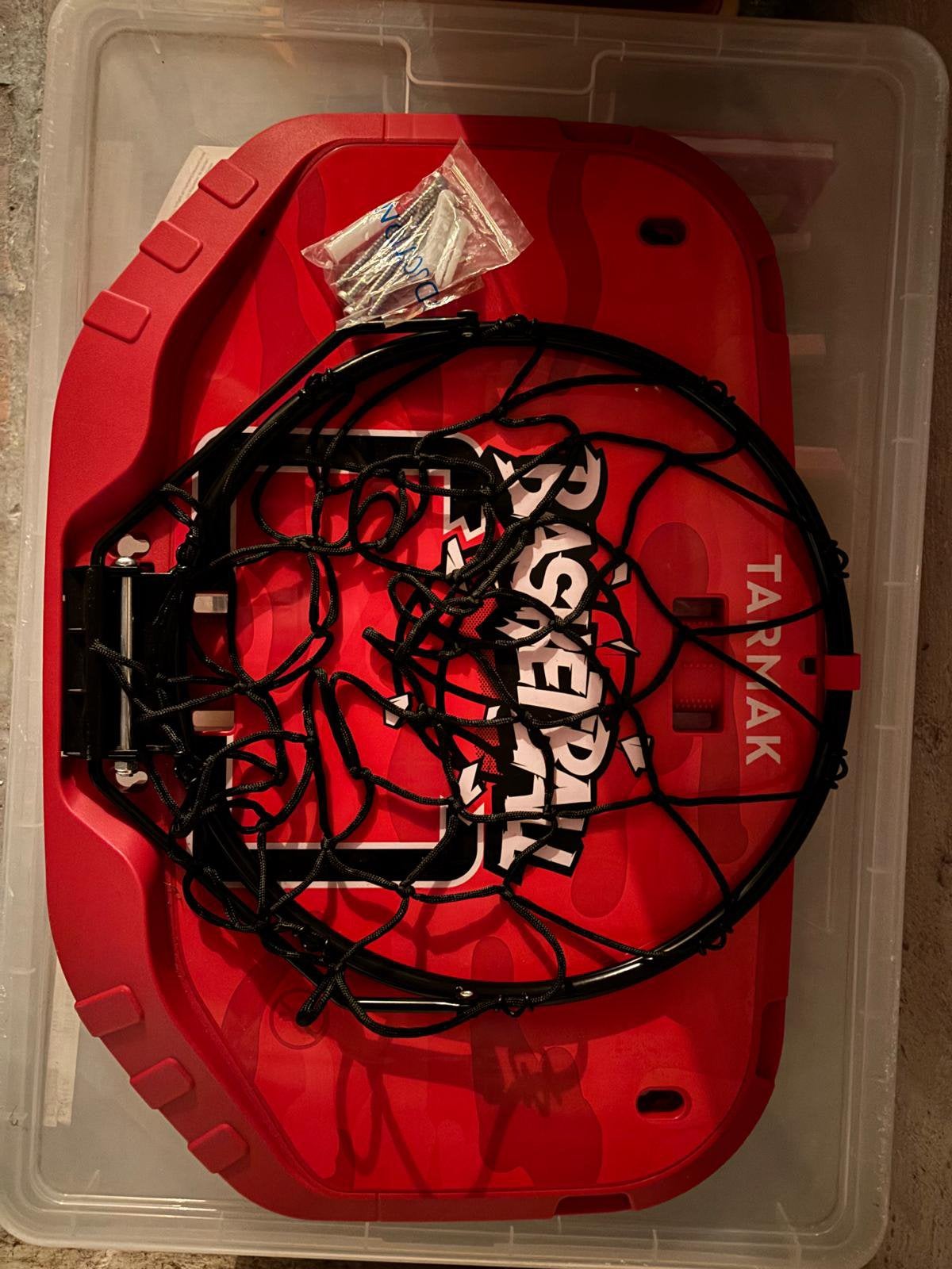 Nieuwe basketbalring, Ophalen, Nieuw