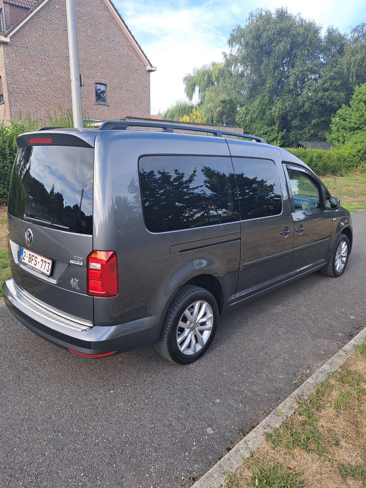 Vw Caddy Maxi 7 zitplaatsen, Auto's, Volkswagen, Monovolume, Euro 6, Particulier, Zilver of Grijs