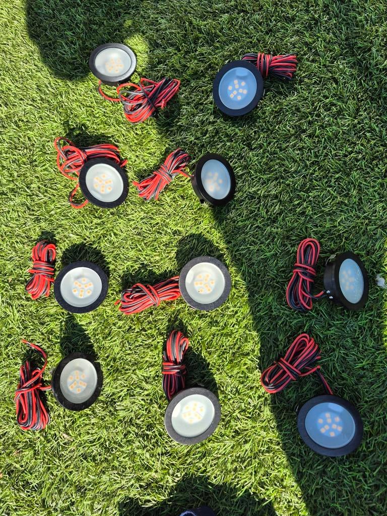 10x LED inbouwspots 12V – G4 – IP20, Enlèvement, Comme neuf, Moins de 50 watts, Autres types