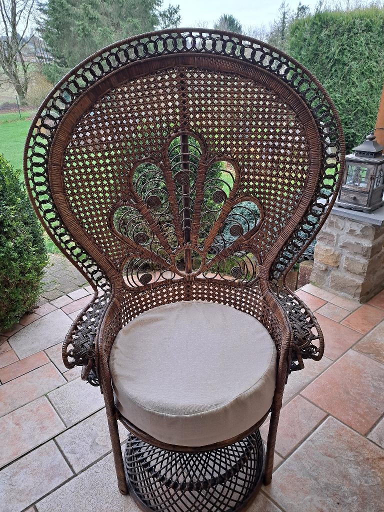 Fauteuil emmanuelle, Moins de 75 cm, Osier ou Rotin, Comme neuf, Enlèvement
