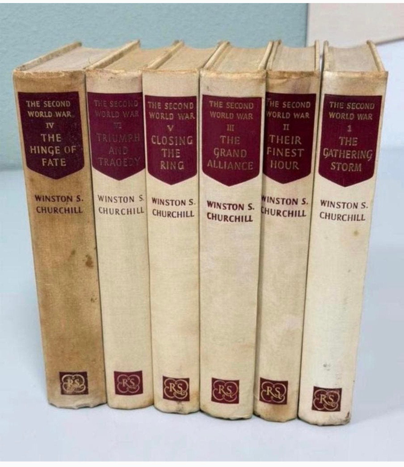 Winston Churchill La Seconde Guerre mondiale, 6 vol complet, Enlèvement ou Envoi, Deuxième Guerre mondiale, Comme neuf