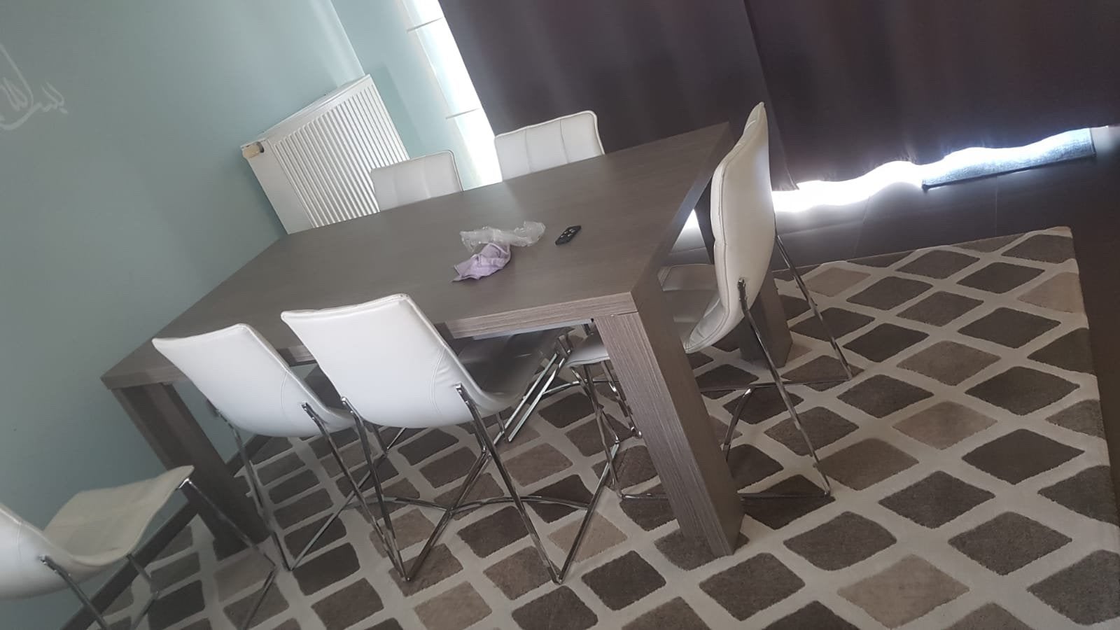 salle à manger + 6 chaises en super etat !, Enlèvement, Comme neuf