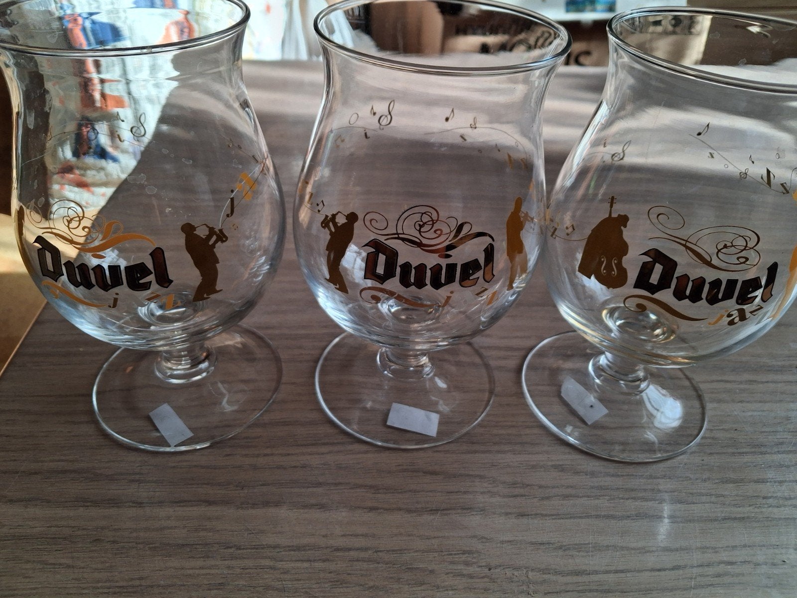 Duvel jazz glazen, Ophalen of Verzenden, Duvel