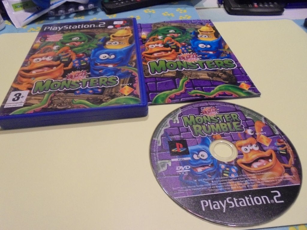 Playstation 2 Buzz! Junior Monsters (CIB), Games en Spelcomputers, 3 spelers of meer, Ophalen of Verzenden, Zo goed als nieuw