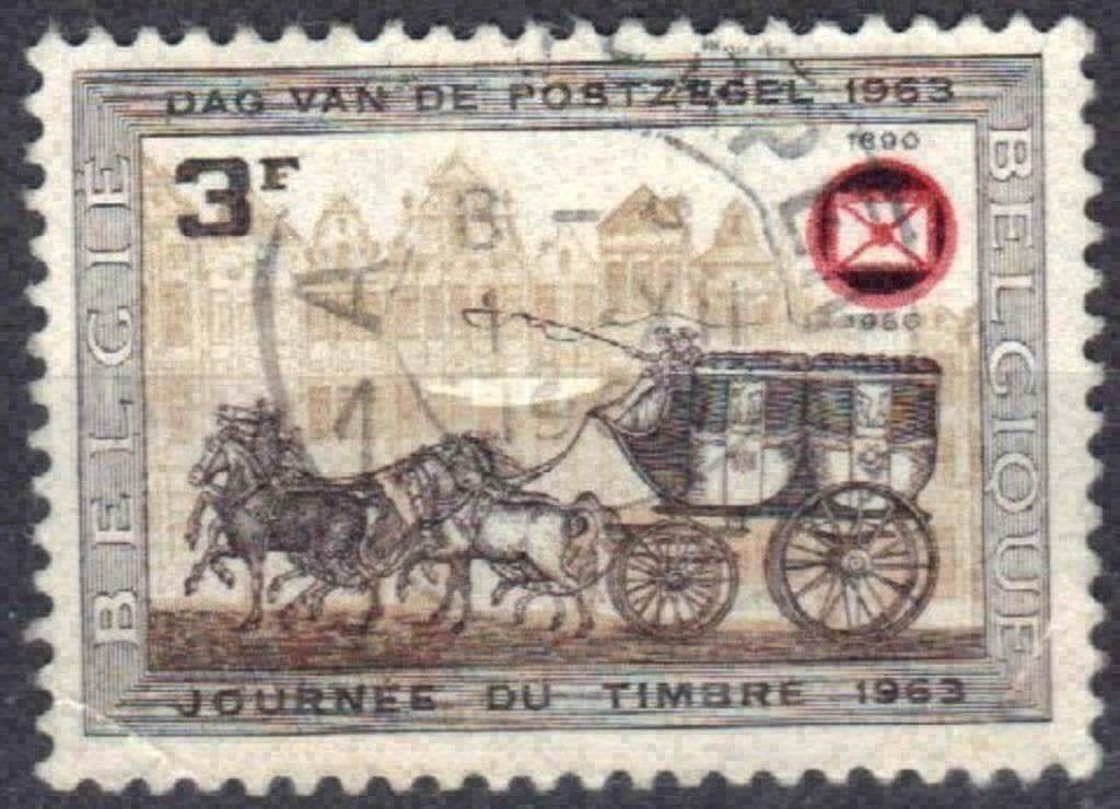Belgie 1966 - Yvert/OBP 1396 - 75 jaar K.L.B.P. (ST), Verzenden, Gestempeld, Gestempeld