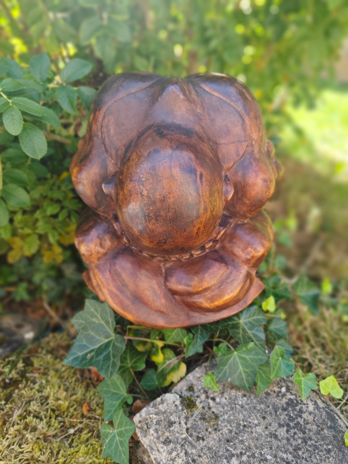 Yogi Homme Boule Bouddha Méditation 29cm, Ophalen of Verzenden