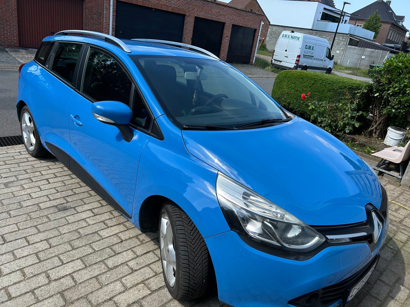 Renault clio 1,2L benzine CNGMotor KETTING 161000km 6200€, Auto's, Elektrische ramen, Bedrijf, Te koop, Benzine