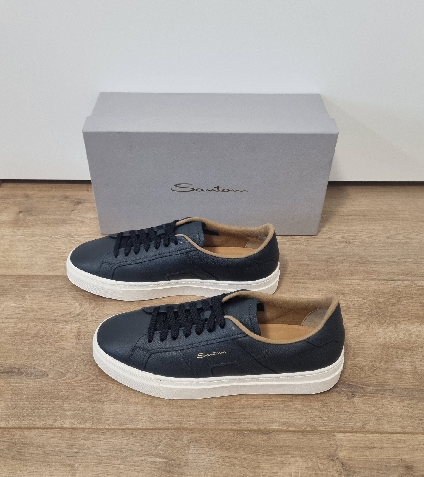 Nieuwe Santoni Sneaker 43, Kleding | Heren, Schoenen, Ophalen, Blauw, Nieuw, Sneakers