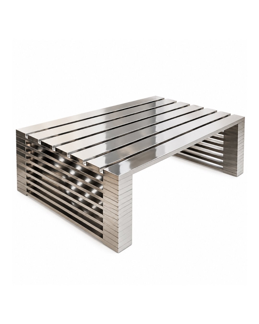 Timothy Oulton Zazenne salontafel – chroom staal – design, Huis en Inrichting, Ophalen of Verzenden, Zo goed als nieuw