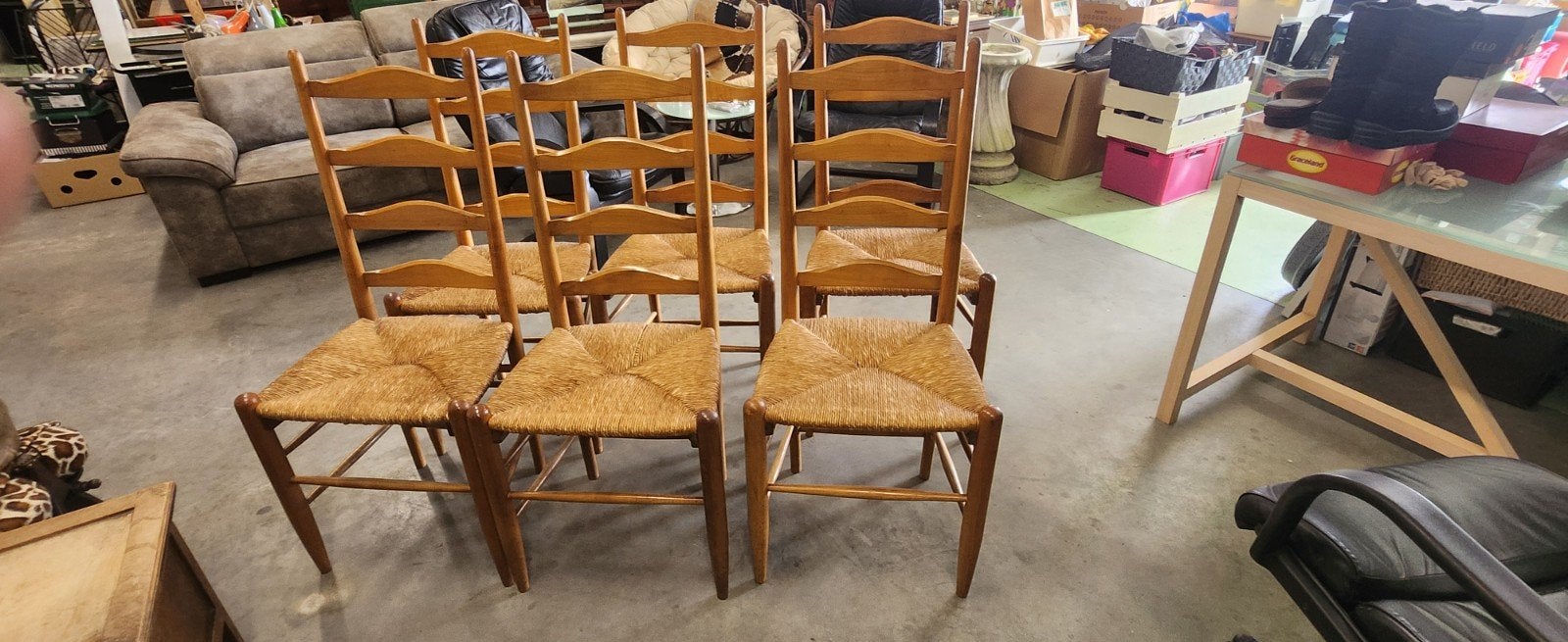 6 mooie stoelen, Enlèvement, Bois