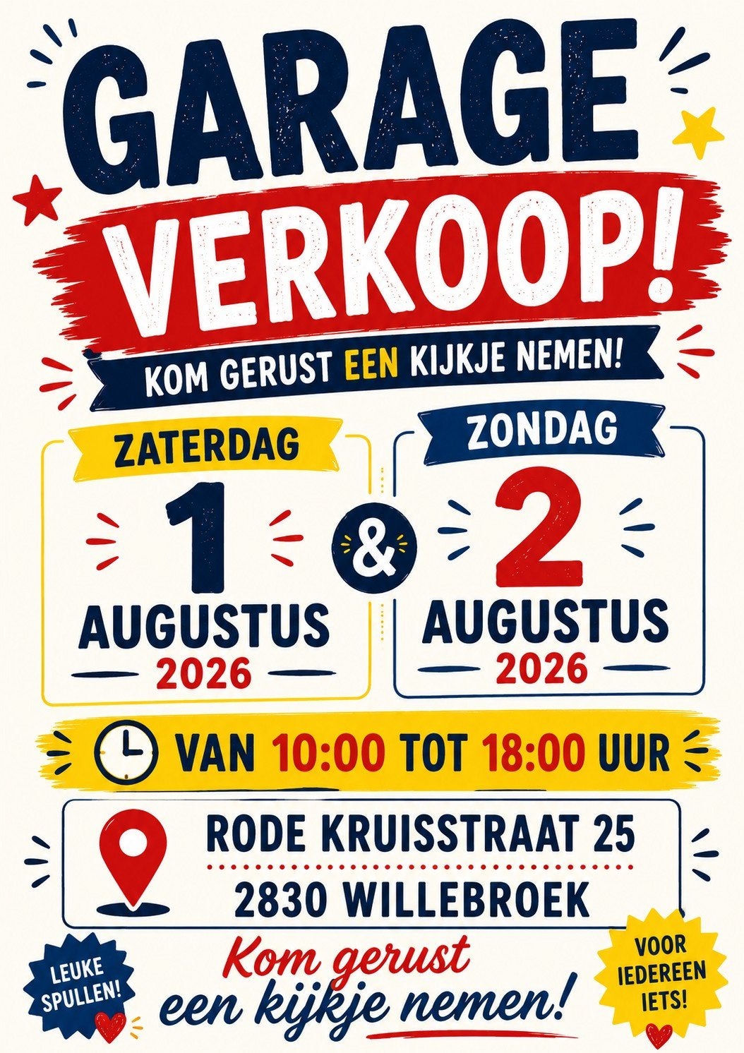 Garage Verkoop Willebroek, Ophalen, Gebruikt