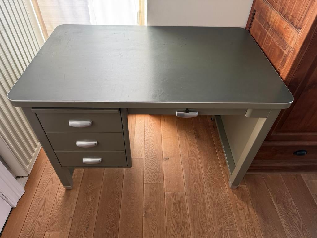 Metalen bureau, Huis en Inrichting, Ophalen, Gebruikt