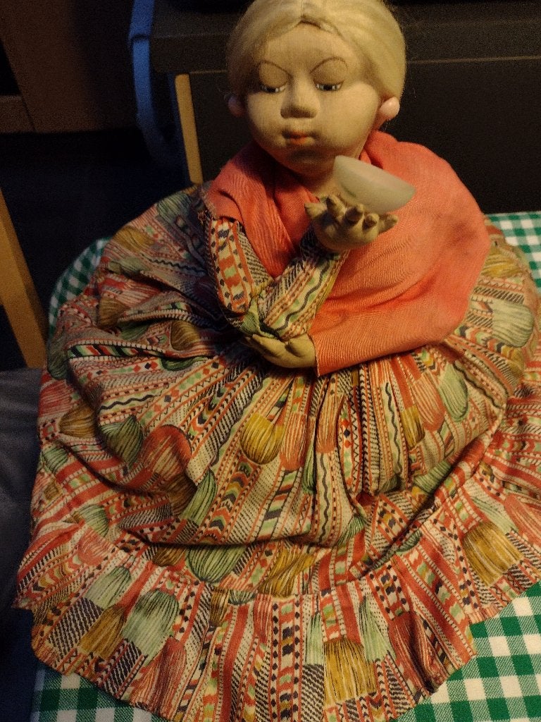brocante theemutsen, Ophalen