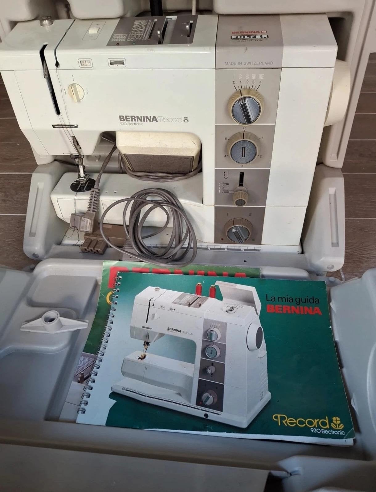 machine a coudre bernina 930, Enlèvement, Bernina