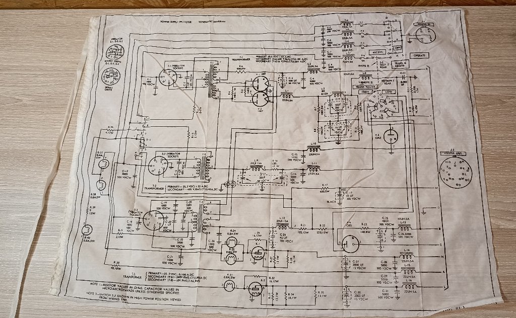 Schéma en toile d’origine US Army guerre de Corée, Verzamelen, Verzenden, Landmacht, Overige typen
