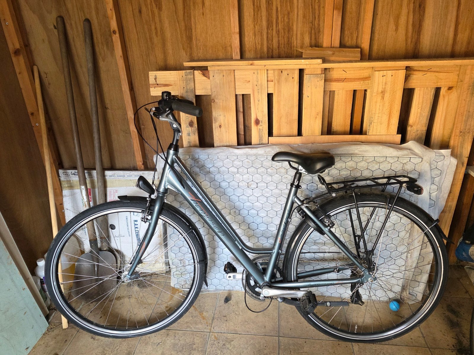 damesfiets thompson, Autres marques, Vitesses, Frein sur jante, Enlèvement ou Envoi