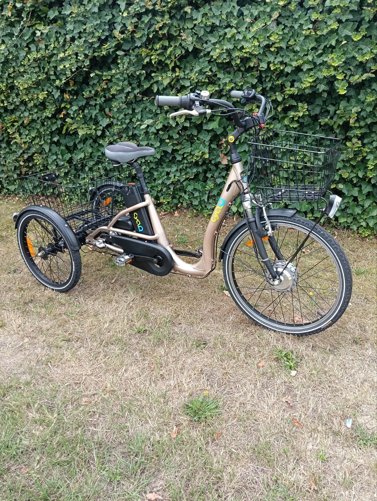 tricycle électrique cyclo, batterie neuve, garantie d'un an, Enlèvement ou Envoi, Comme neuf, Frein à tambour