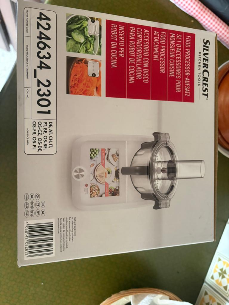 Foodprocessor accessoires, Enlèvement, Neuf