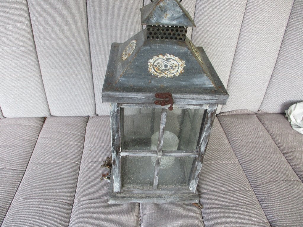 lanterne à l'ancienne pour lampes à cire ou bougies, Jardin & Terrasse, Enlèvement ou Envoi, Comme neuf
