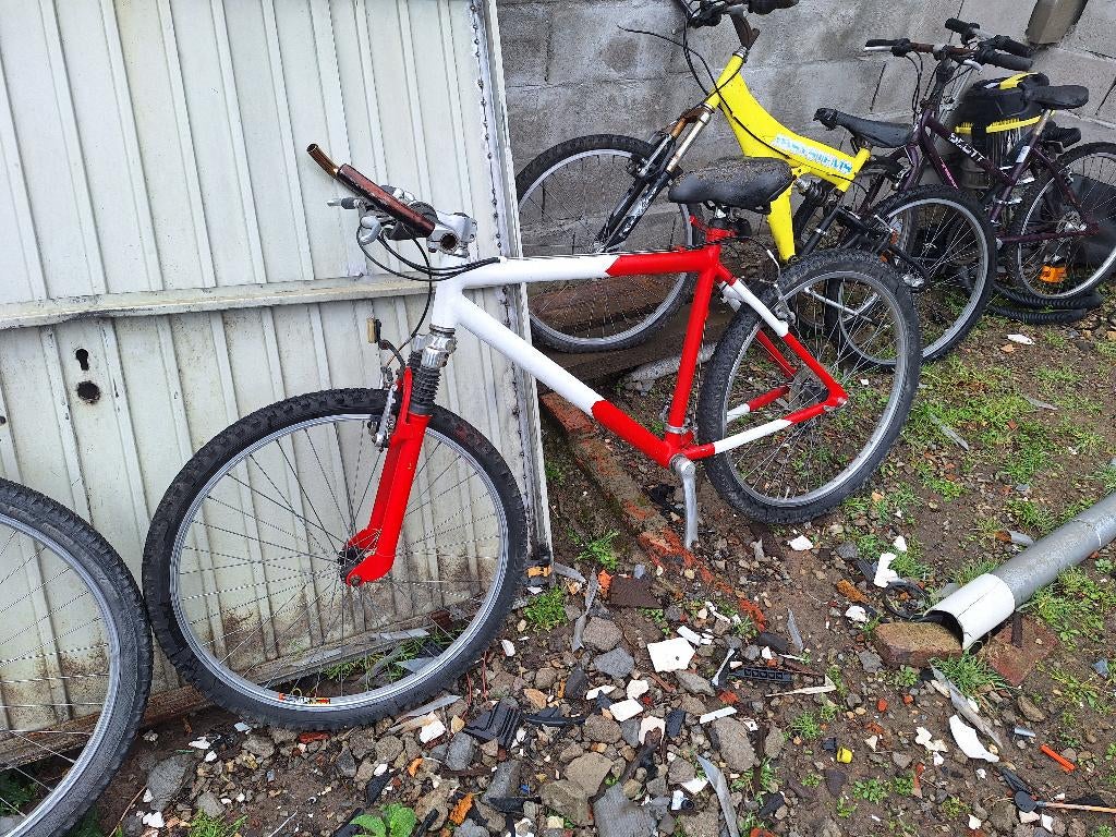 4 vtt a repare 2x26 2x24pouse a repare le lot, Ophalen, Gebruikt