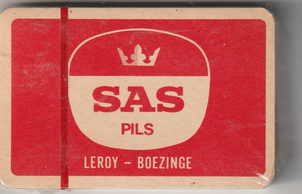 VOL KAARTSPEL SAS BOEZINGE PILS 32 KA + JOKER, Ophalen of Verzenden, Nieuw, Speelkaart(en)