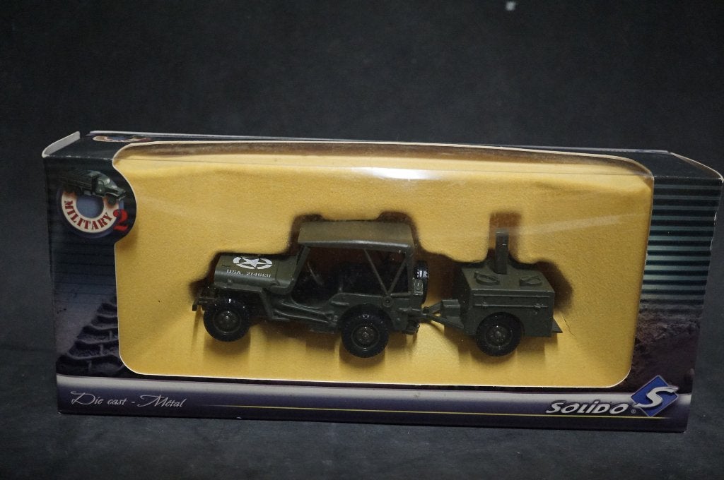 Jeep Solido Willys avec cuisine de campagne - TOP, Enlèvement ou Envoi, Comme neuf