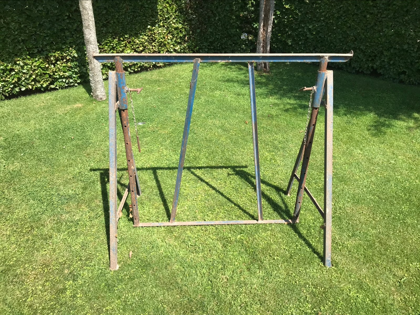 Ijzeren stelling, Ophalen, Gebruikt