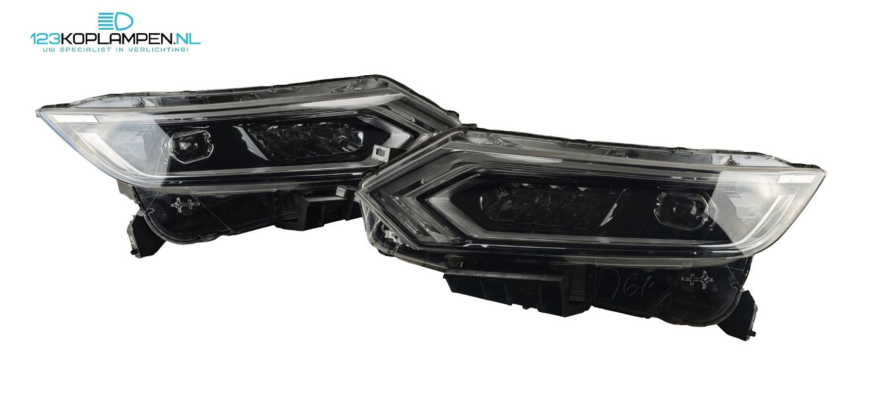 Nissan Qashqai J11 Full Led Koplamp Koplampen links rechts, -, Utilisé, -, Nissan