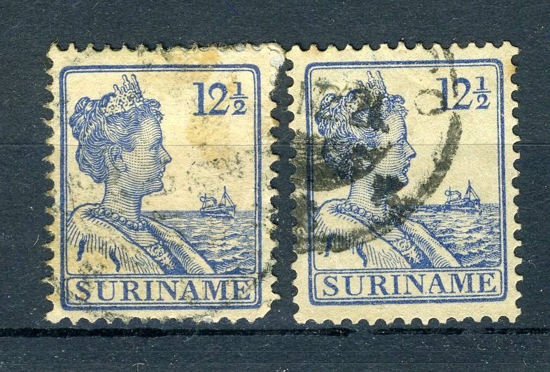 SURINAME 88 estampillé 1915-1926 - Reine Wilhelmine., Timbres & Monnaies, Timbres | Surinam, Envoi, Affranchi