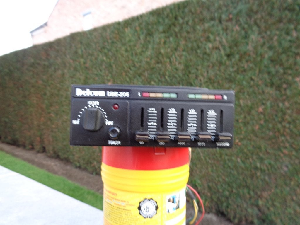 Vintage Equalizer Uit de Jaren 70 - 80, Ophalen of Verzenden, Gebruikt