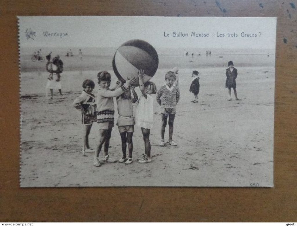 Postkaart Wenduine, Le Ballon Mousse, Verzamelen, Ophalen of Verzenden, Ongelopen, West-Vlaanderen